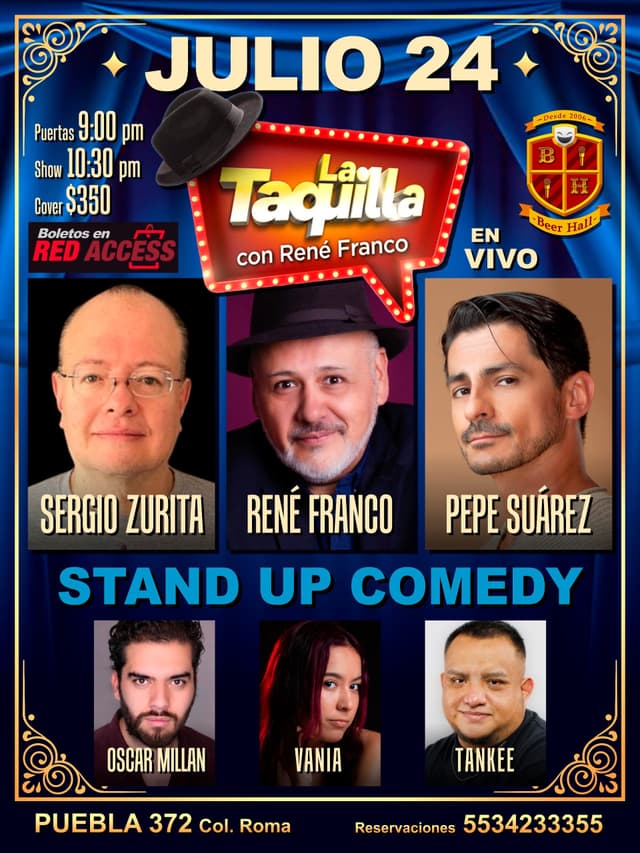 La taquilla con René Franco 24 JUL