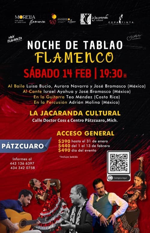 NOCHE DE TABLAO FLAMENCO 14 FEB