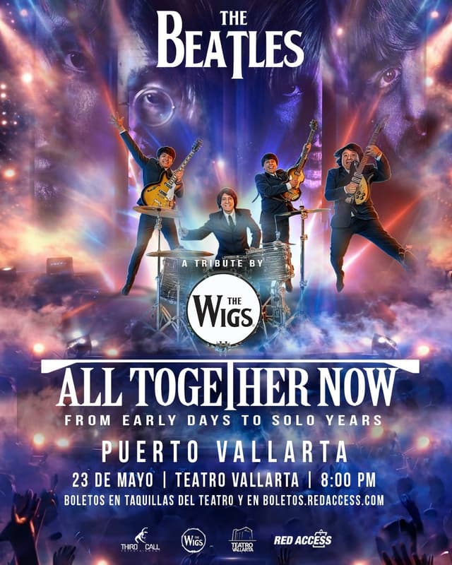 ALL TOGETHER NOW – TRIBUTO A THE BEATLES CON THE WIGS