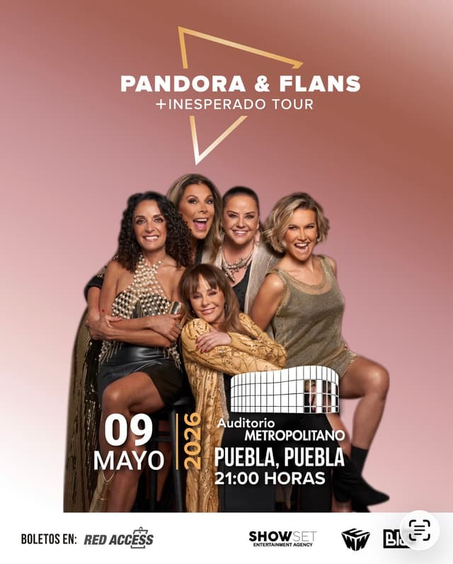 INESPERADO TOUR - PANDORA & FLANS EN PUEBLA