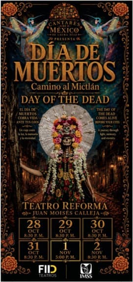 Cantares de México de Laura Díaz presenta "DÍA DE MUERTOS" Camino al Mictlán